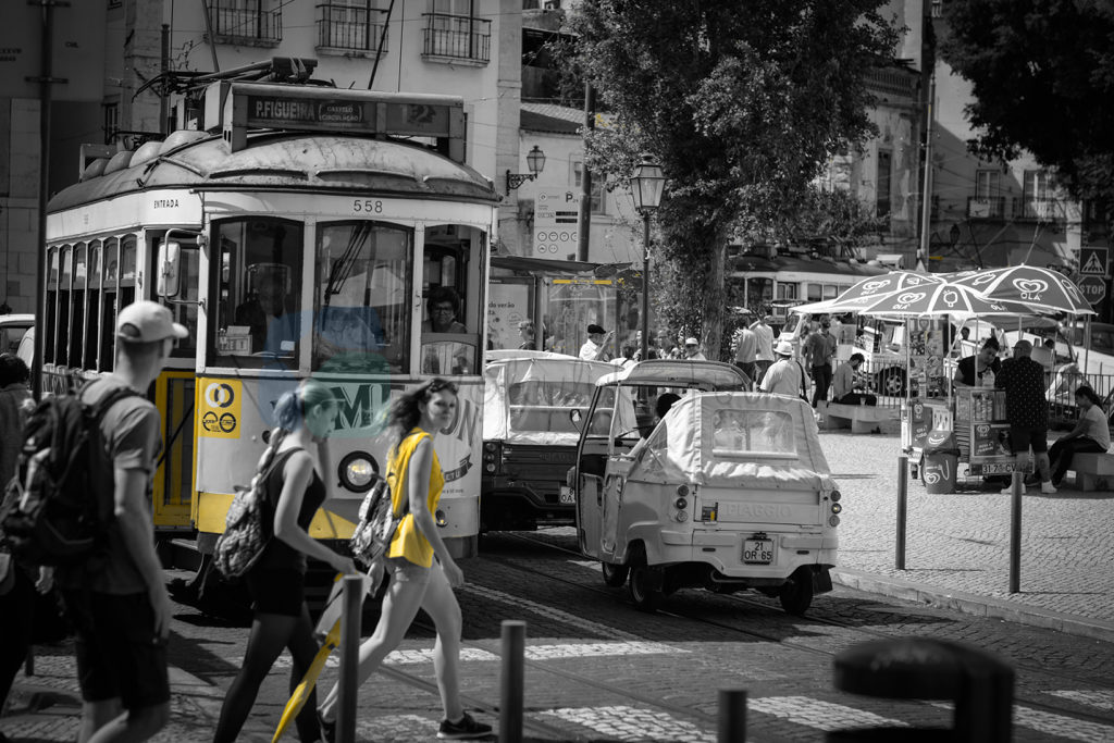 Lizbon tramvayları şehrim simgesi