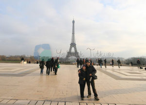 Eifflel Kulesi Paris'in simgesi