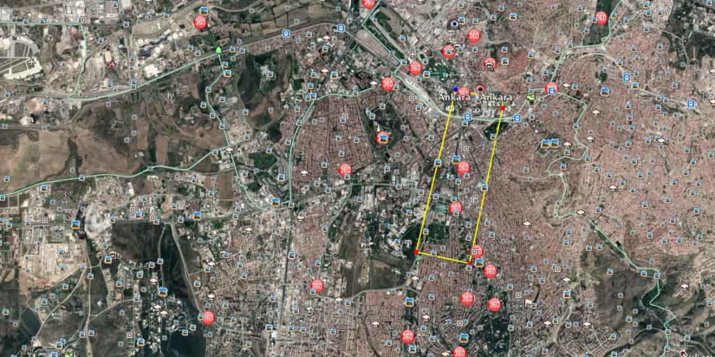 Kızılay'da 3,6 milyon m2