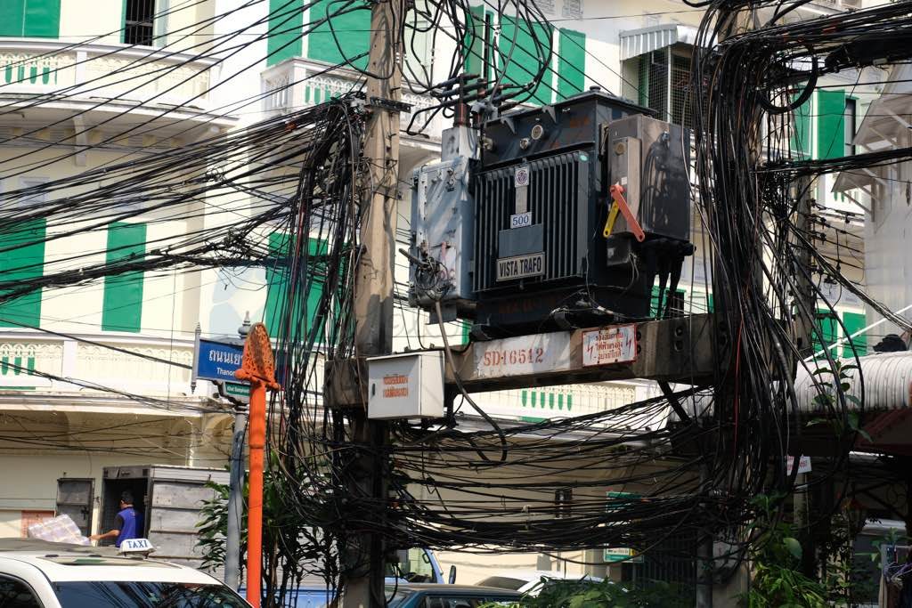 Bangkok elektrik telleri tam bir efsane