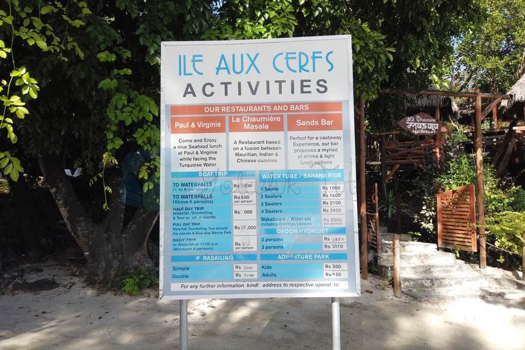 Ile Aux Cerfs adası katamaran turu Mauritius için önemli bir aktivite