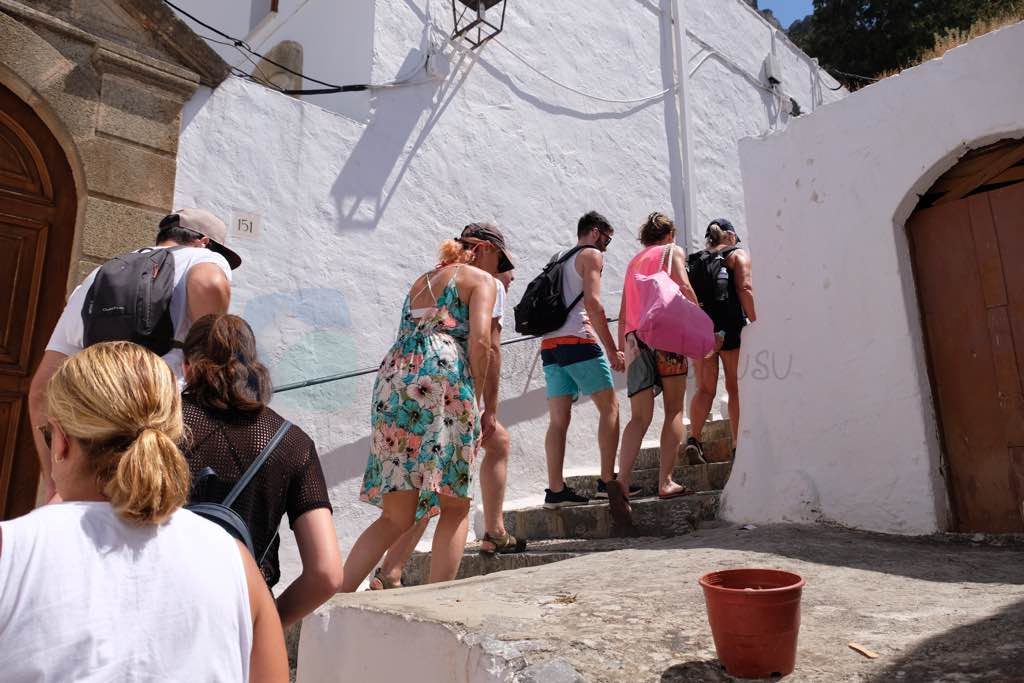 Lindos yürüyüş Rodos