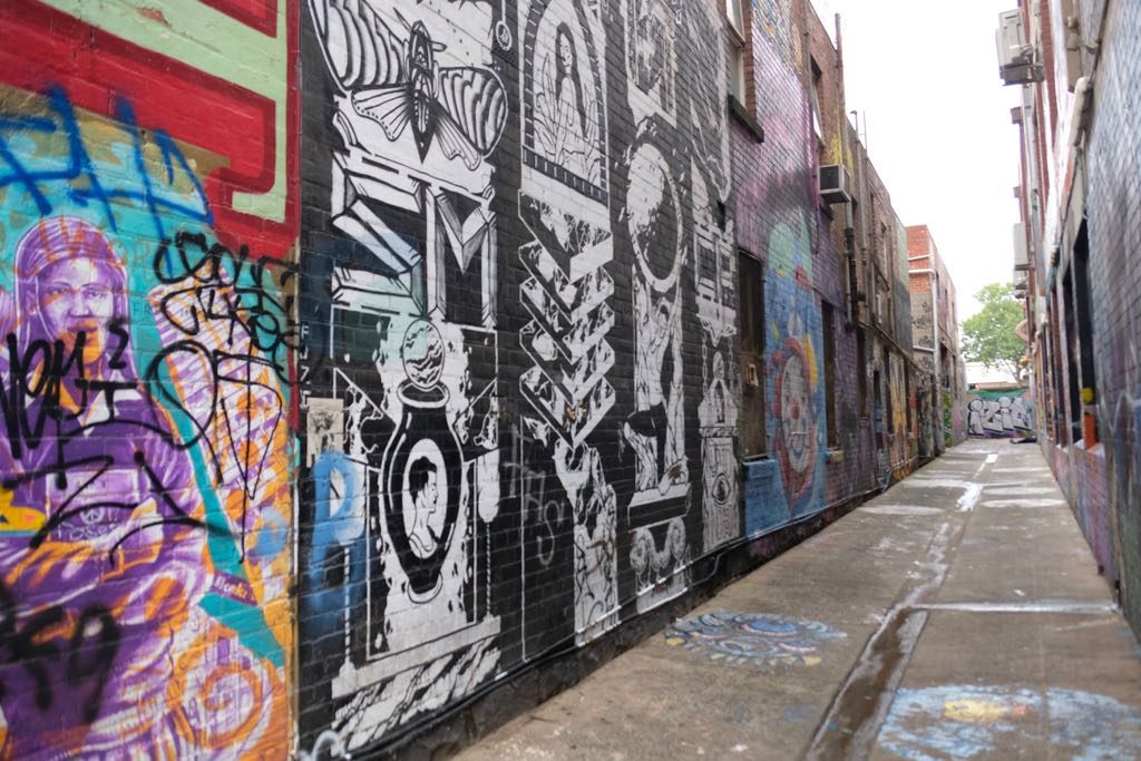 Hardware Lane Melbourne sokak sanatı için önemli