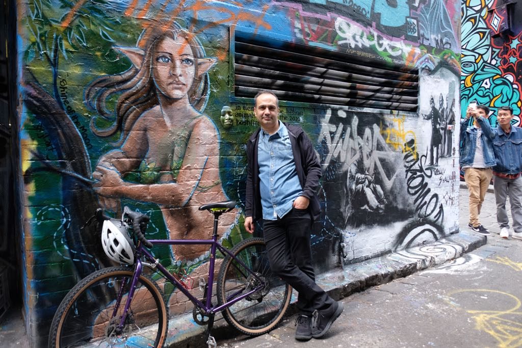 Hosier Lane Melbourne sokak sanatının merkezi